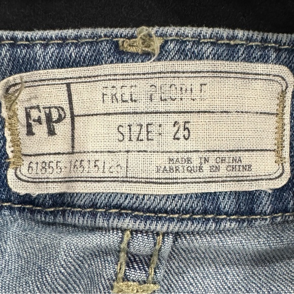 Free People Classic Light Blue Denim Overalls - Picture 12 of 15